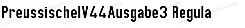 PreussischeIV44Ausgabe3 Regular字体转换